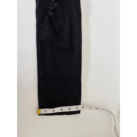 Distressed Jeans 13 Black Skinny High Waist Grunge Streetwear Urban Chic - Picture 7 of 12